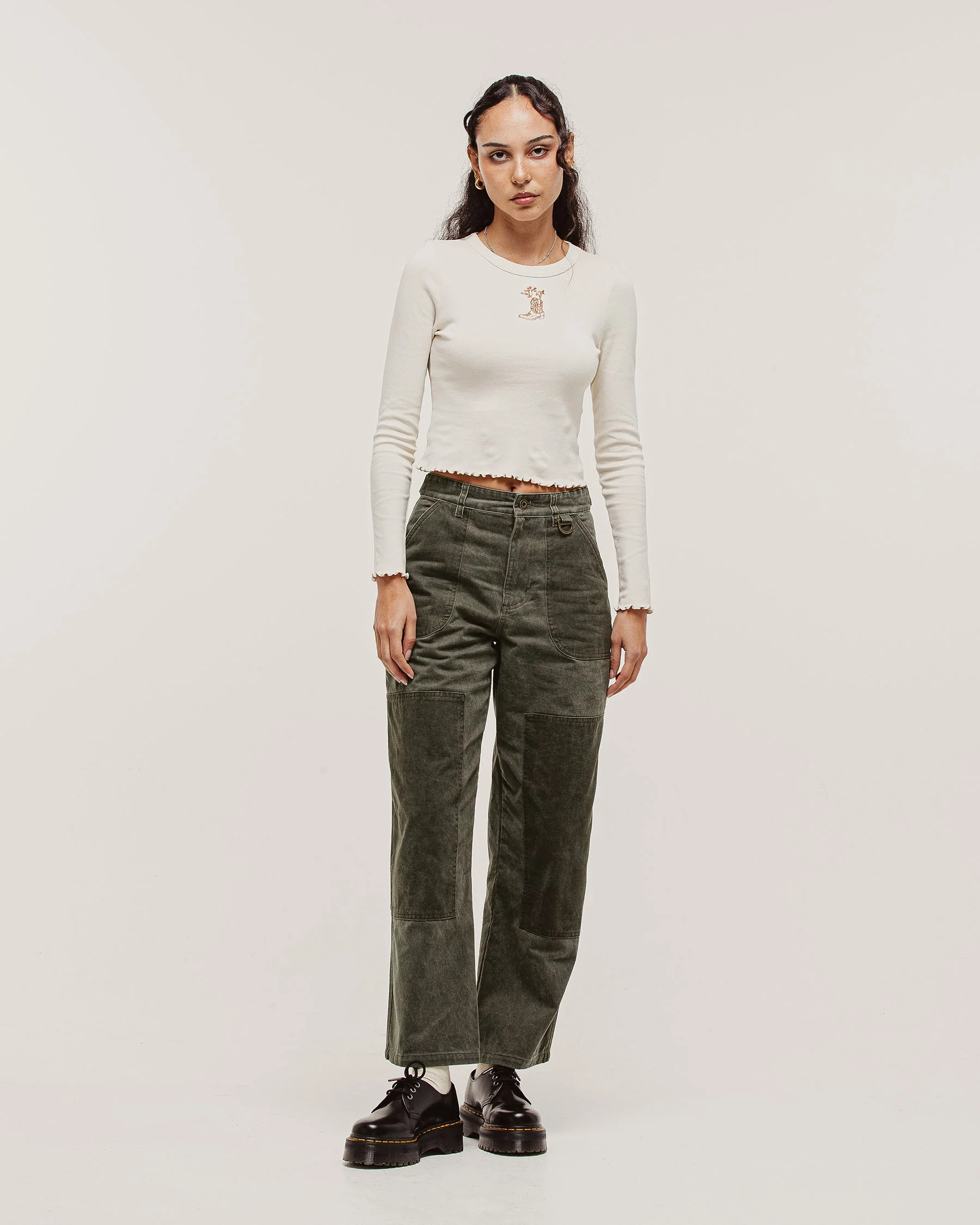 Surplus High Waisted Pants - Khaki - Image 3