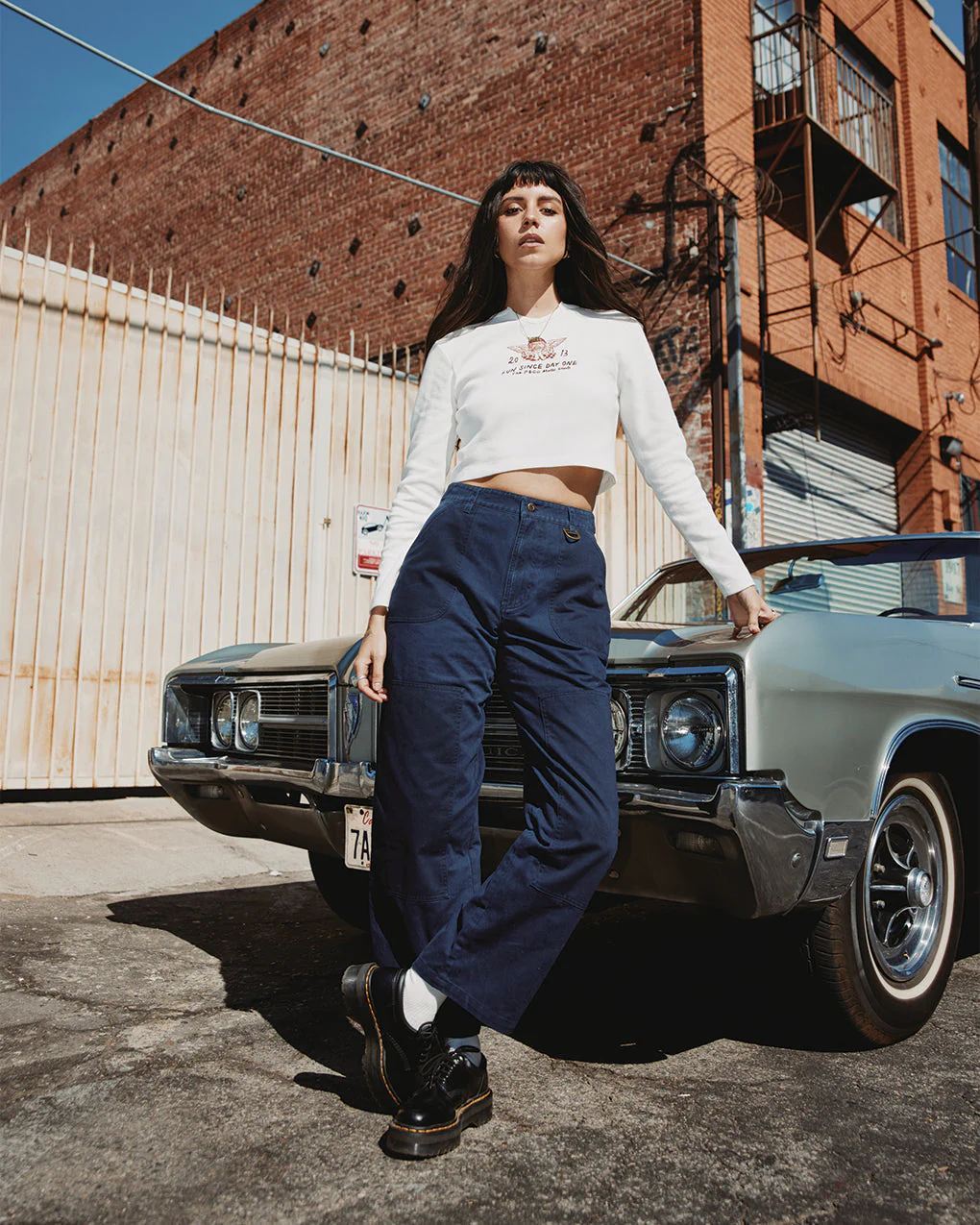 Surplus High Waisted Pants - Navy - Image 13