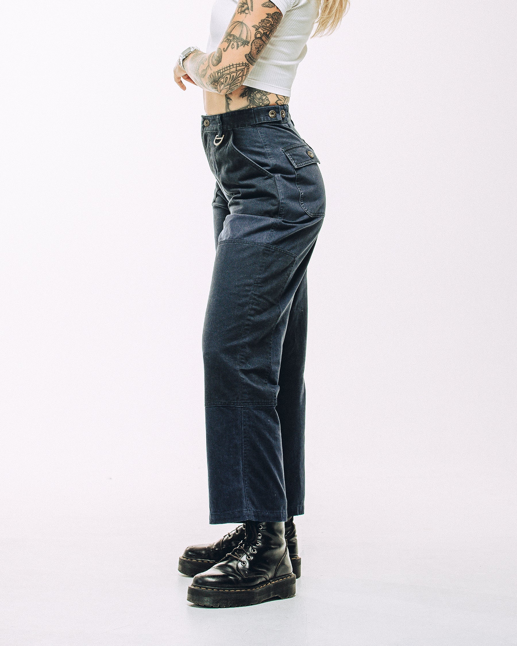 Surplus High Waisted Pants - Navy - Image 7