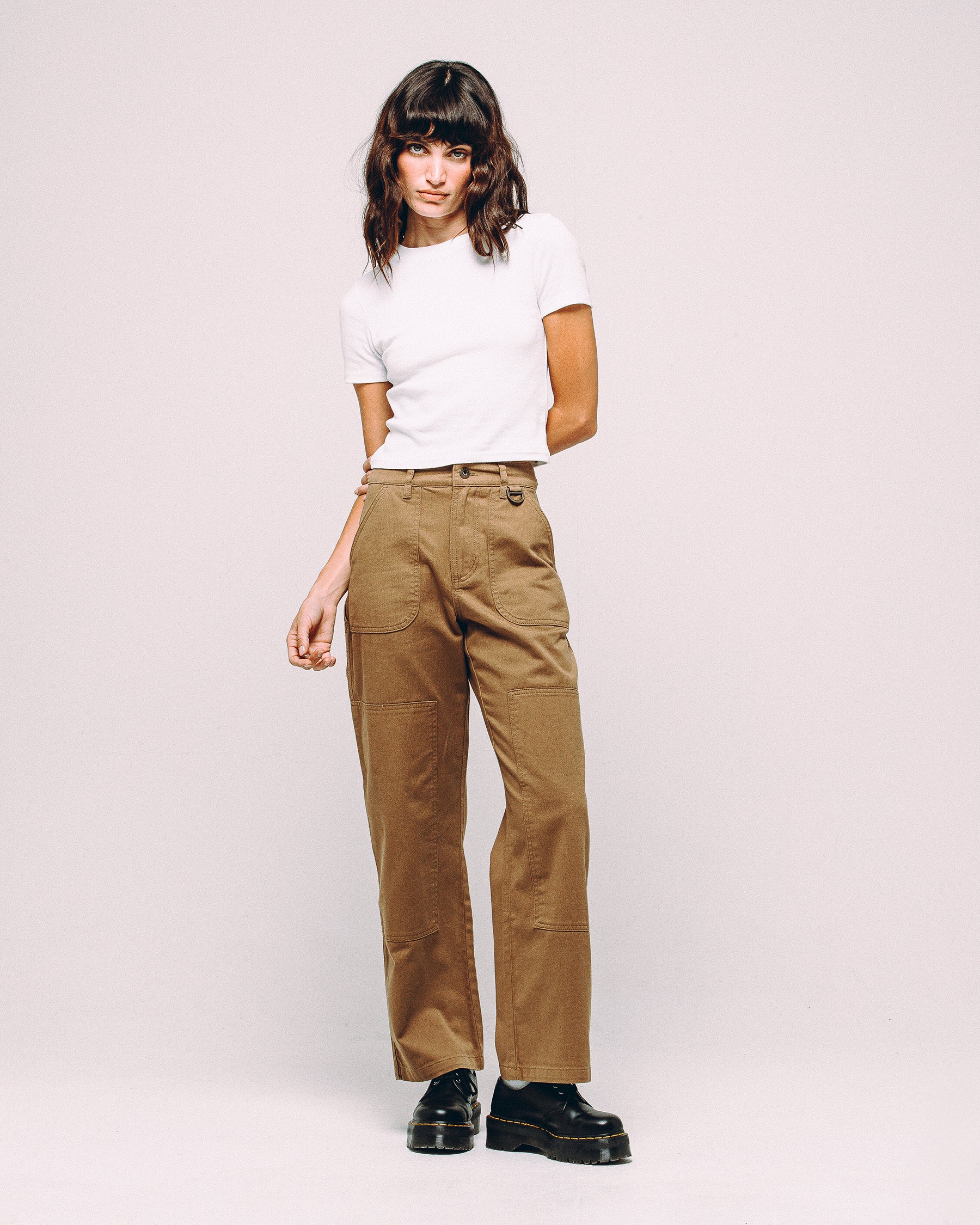 Surplus High Waisted Pants - Tan - Image 8