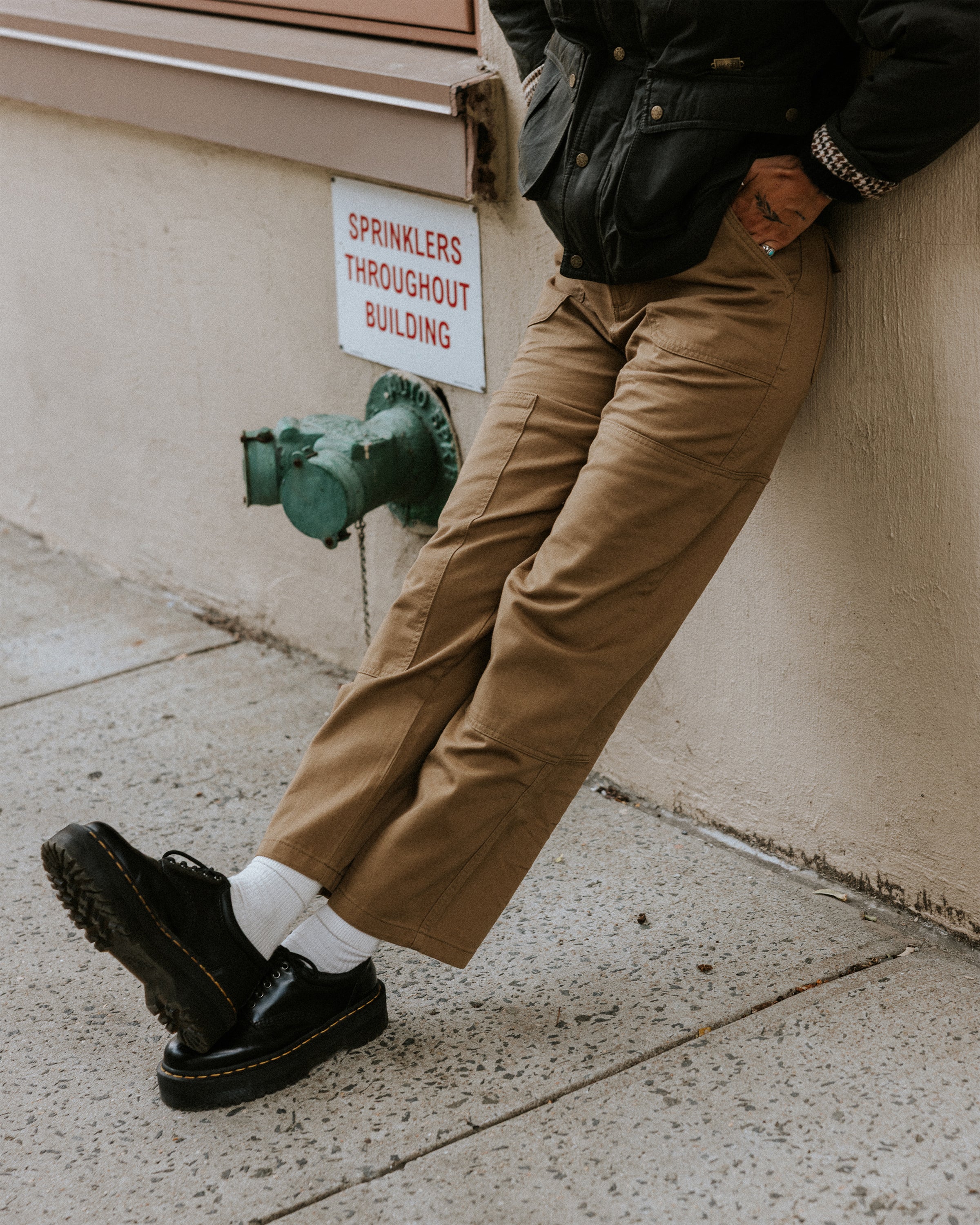 Surplus High Waisted Pants - Tan - Image 9