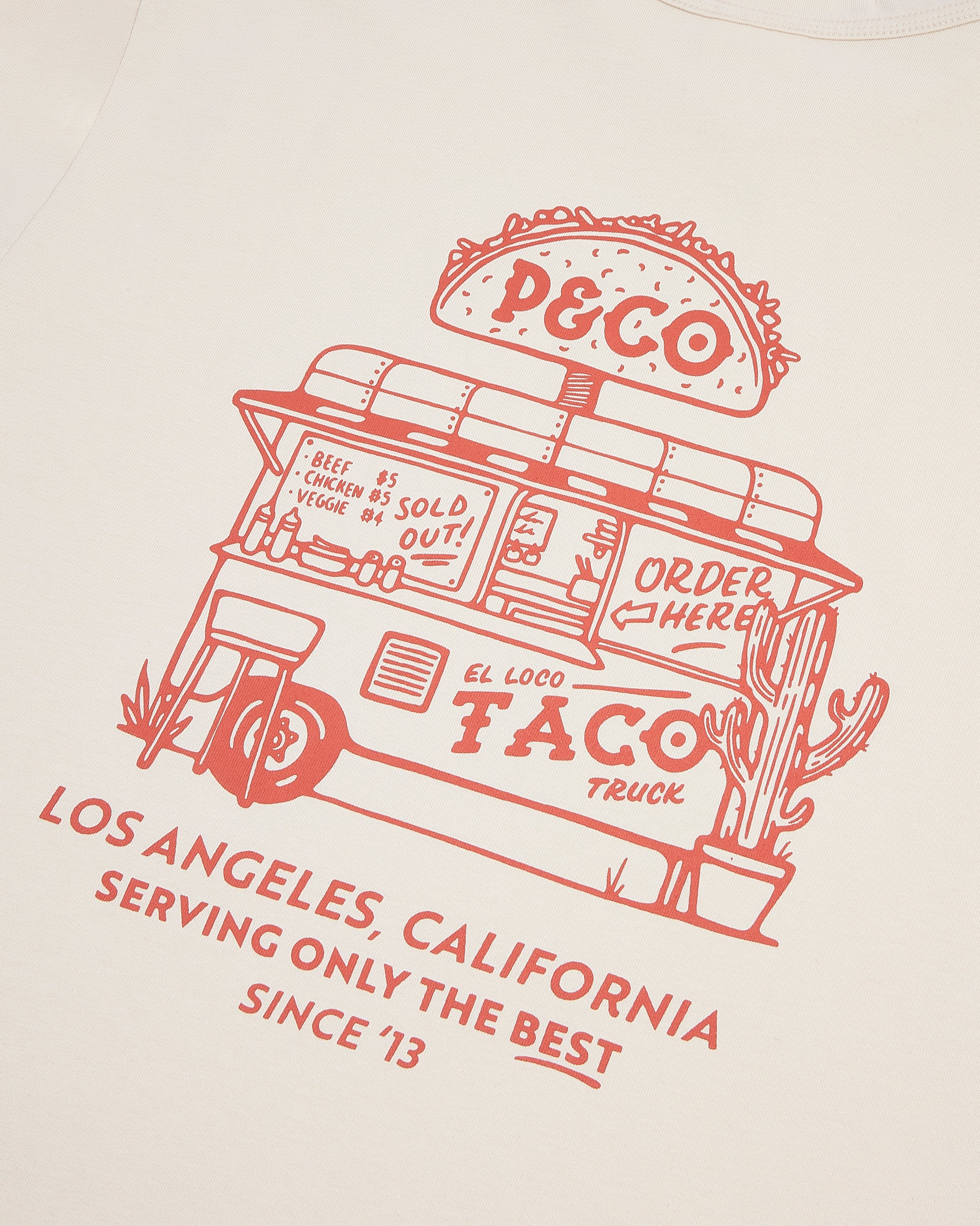 Taco Truck T-Shirt - Bone - Image 3