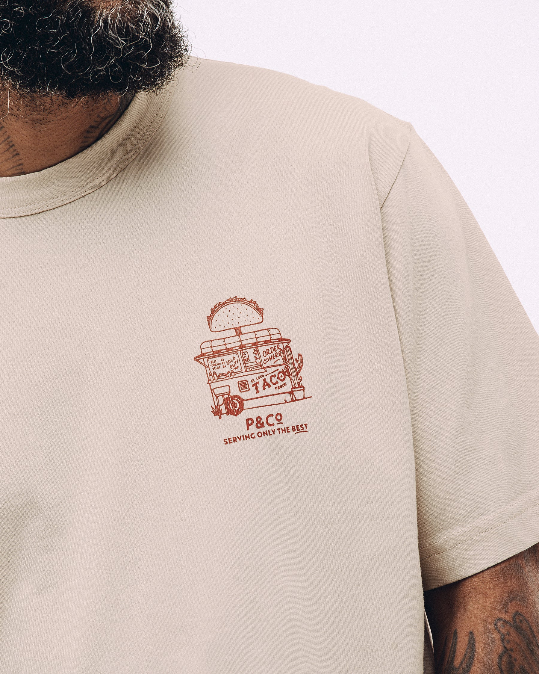 Taco Truck T-Shirt - Bone - Image 4
