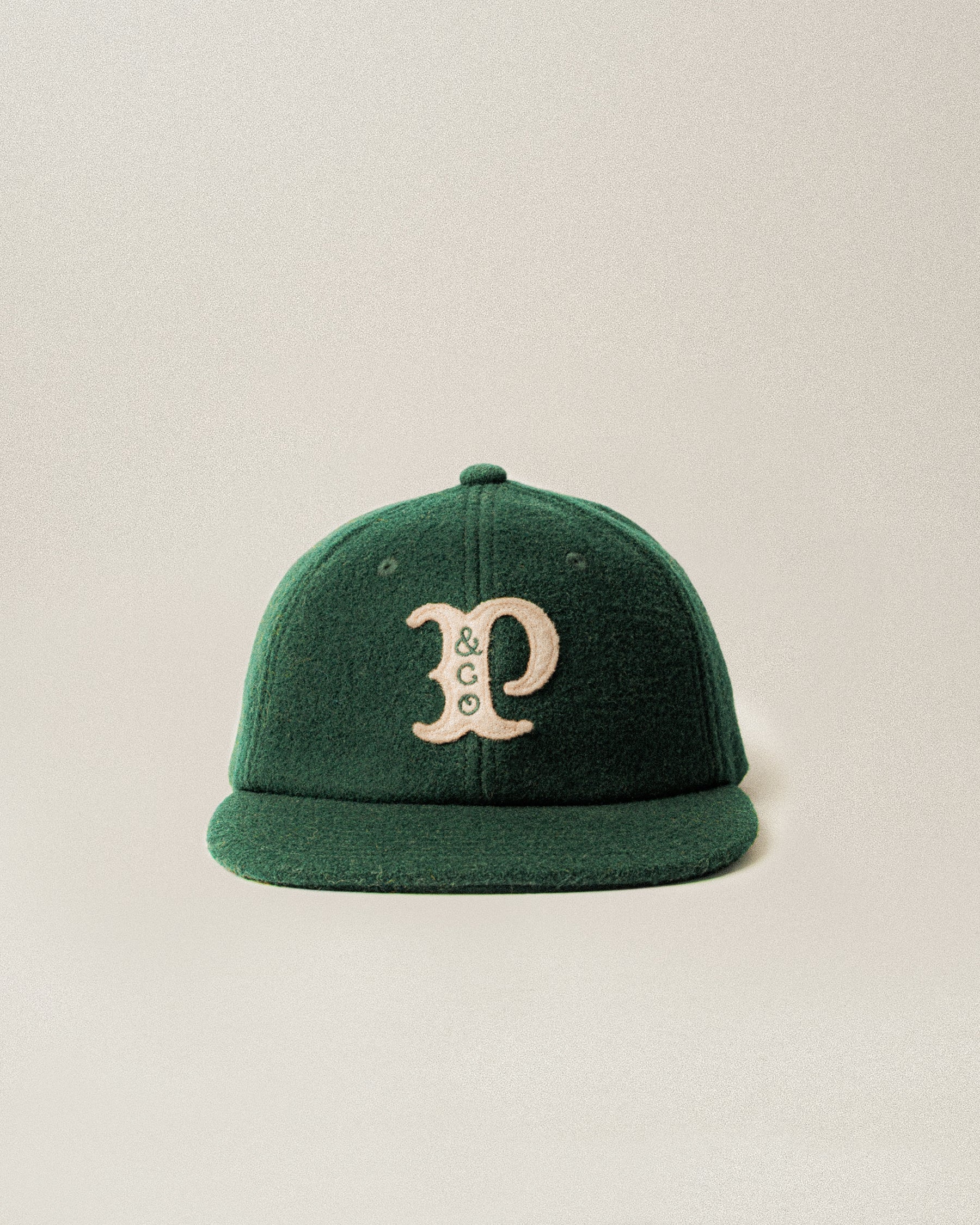 Varsity Wool 6 Panel Cap - Woodland Green - Image 3