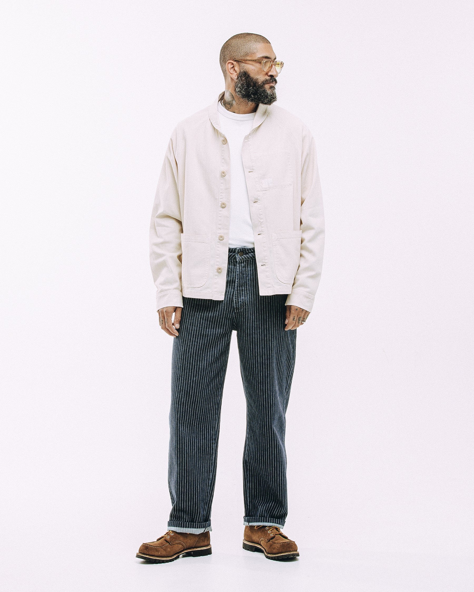 Vyse Chore Jacket - Ecru - Image 5