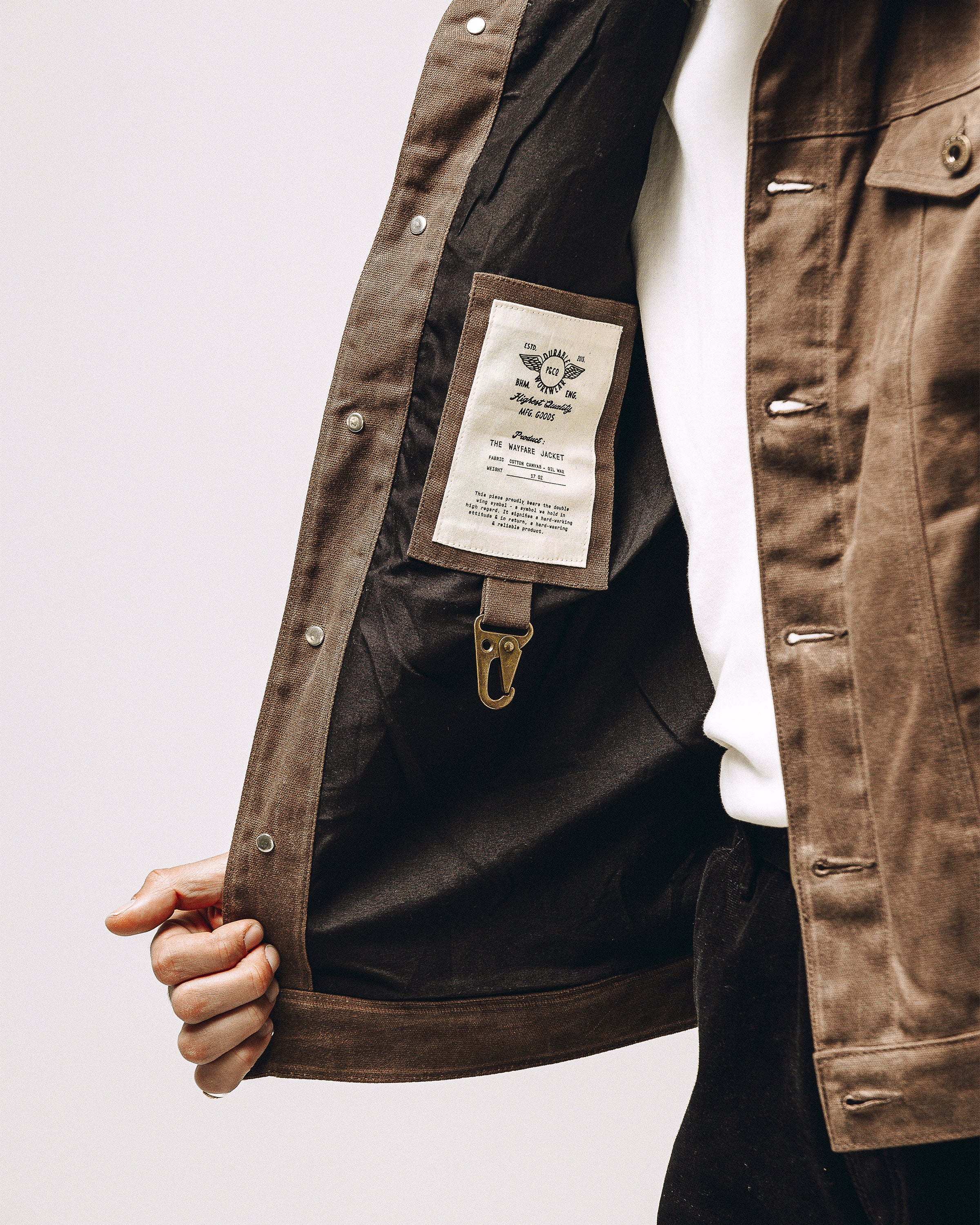 Wayfare Waxed Canvas Jacket - Caribou - Image 6