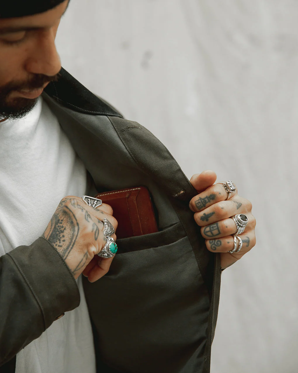 Wayfare Waxed Canvas Jacket - Olive - Image 8