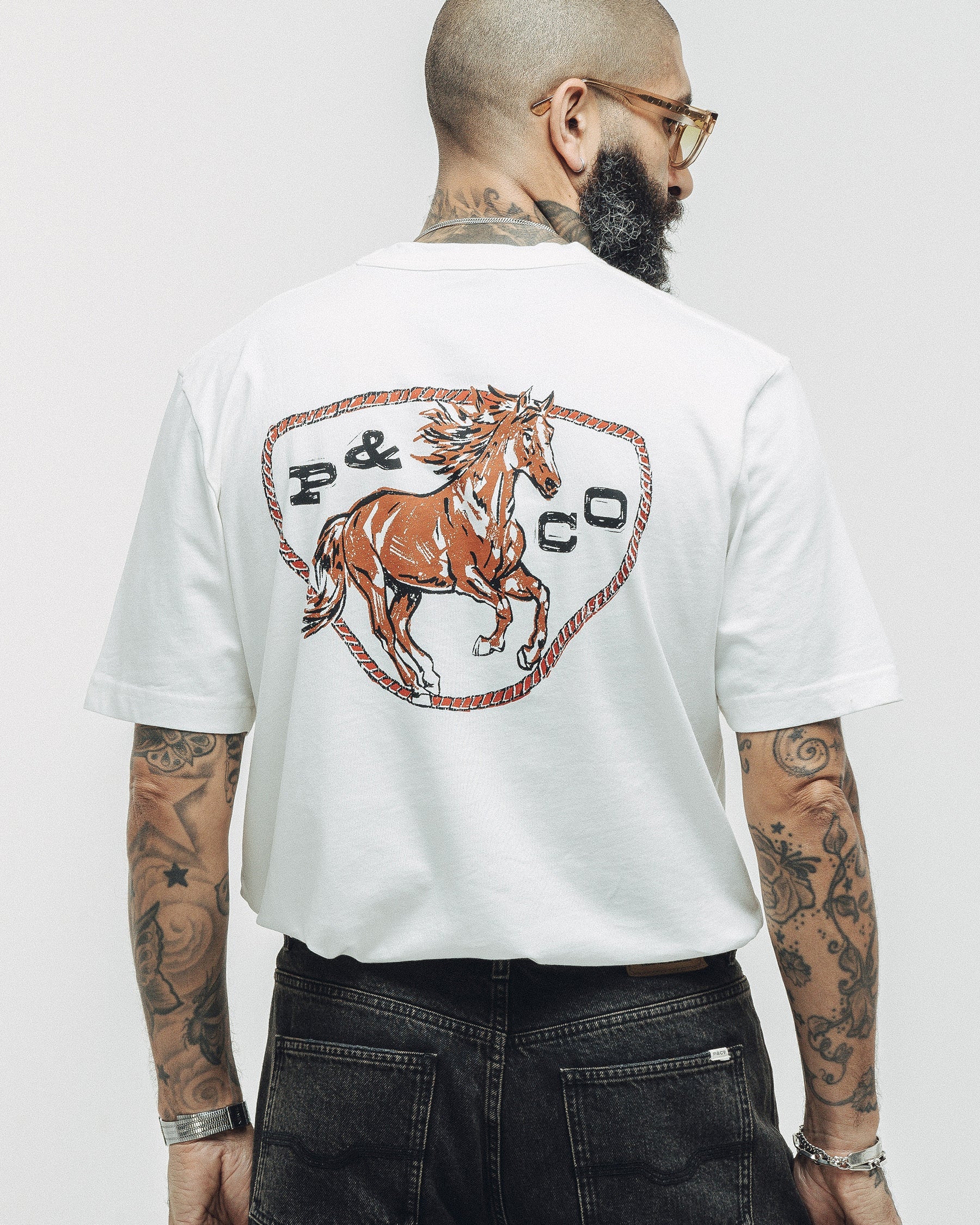 Wild Horse T-Shirt - Off White - Image 4