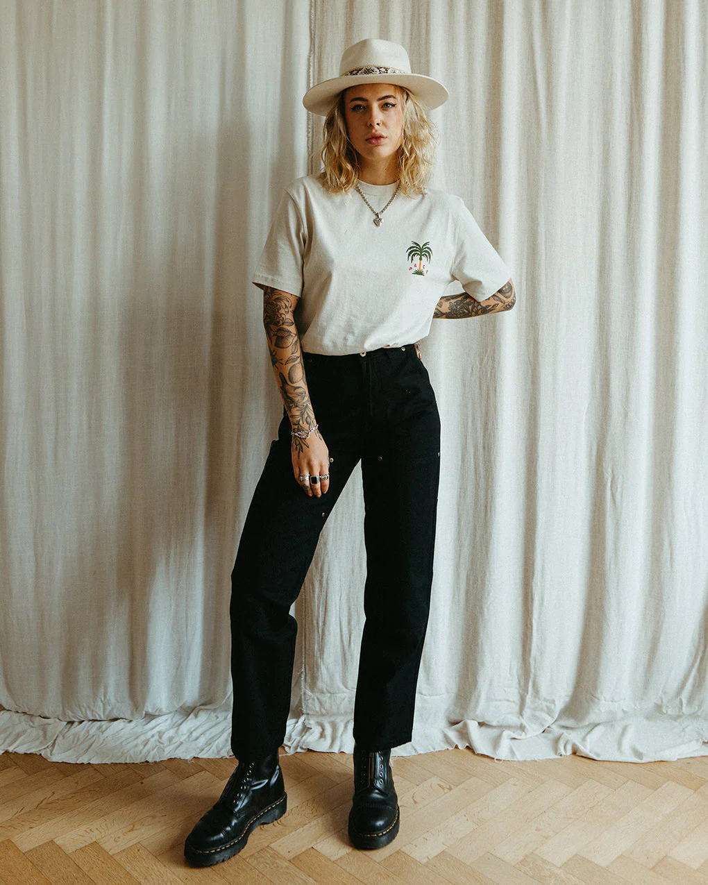 Albion Carpenter Pant - Black - Image 3