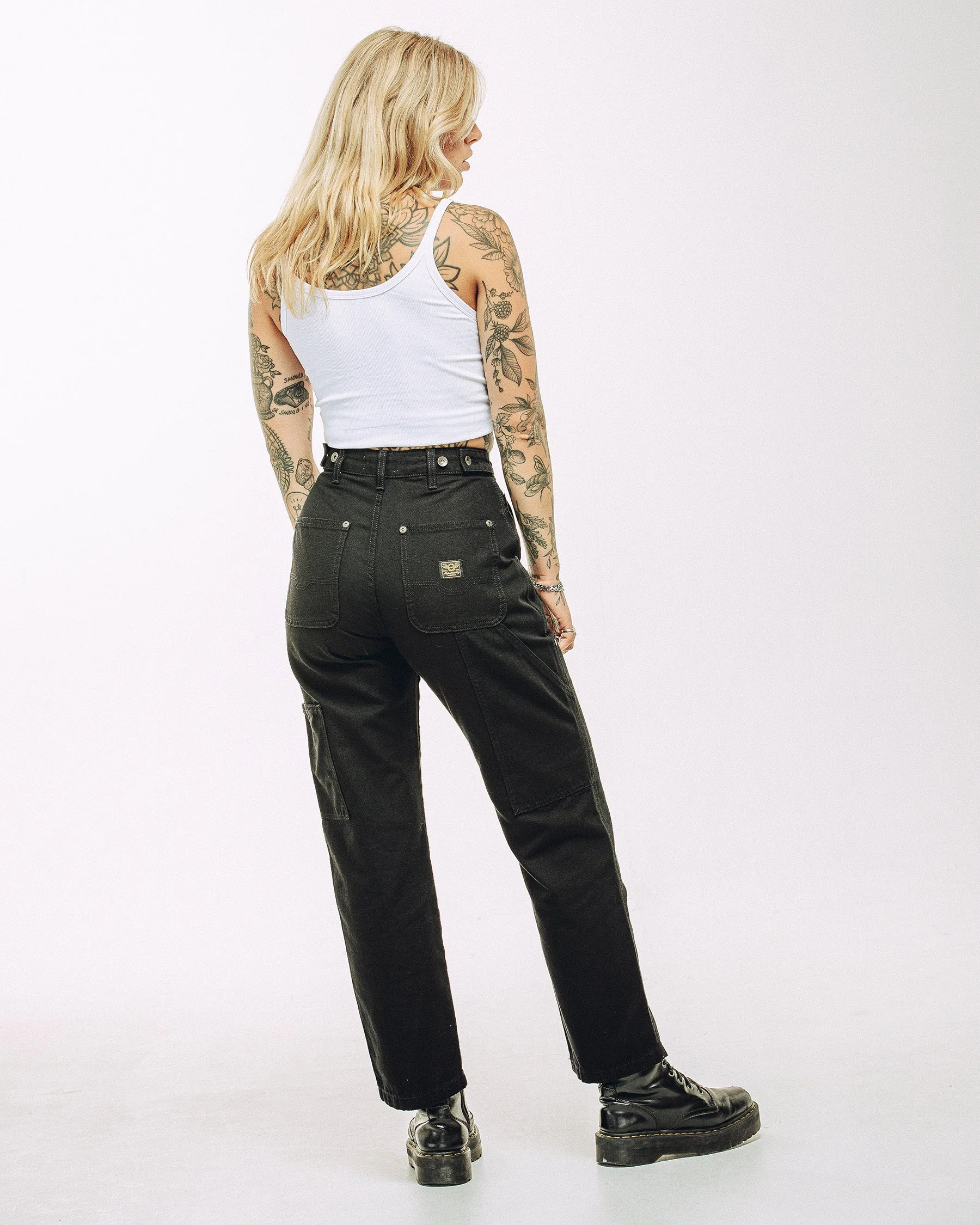 Albion Carpenter Pant - Black - Image 4