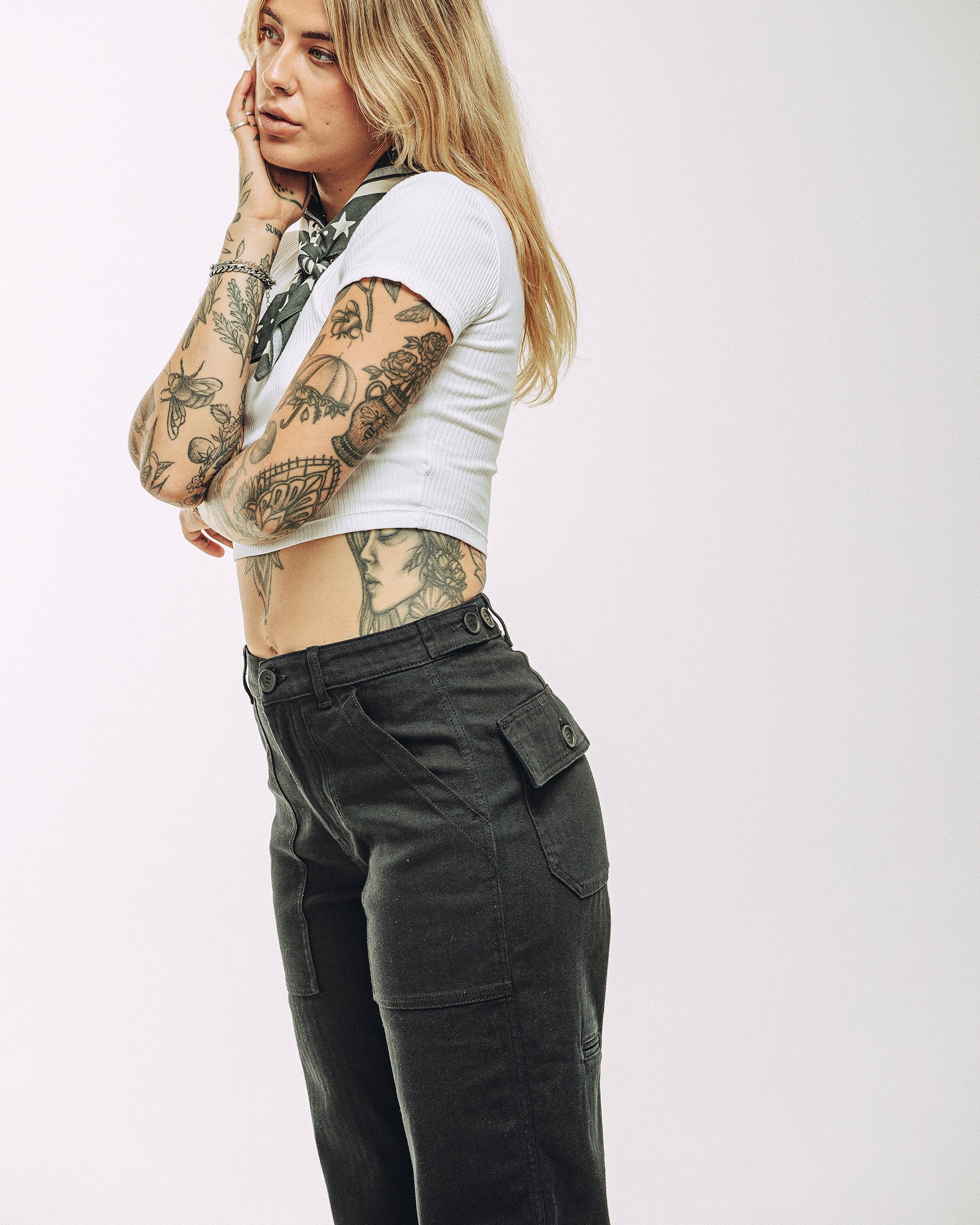 Service Fatigue Pants - Black - Image 11