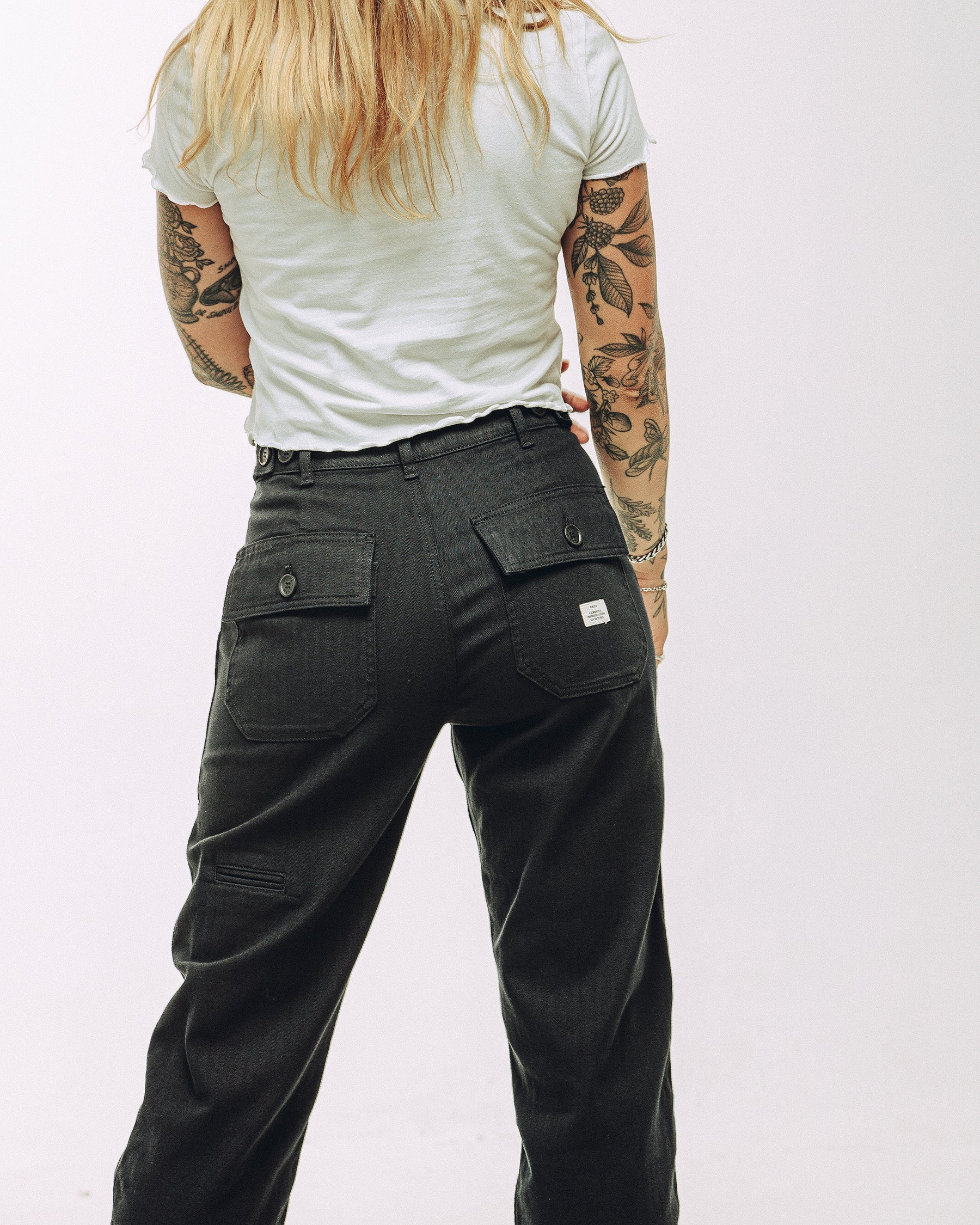 Service Fatigue Pants - Black - Image 3