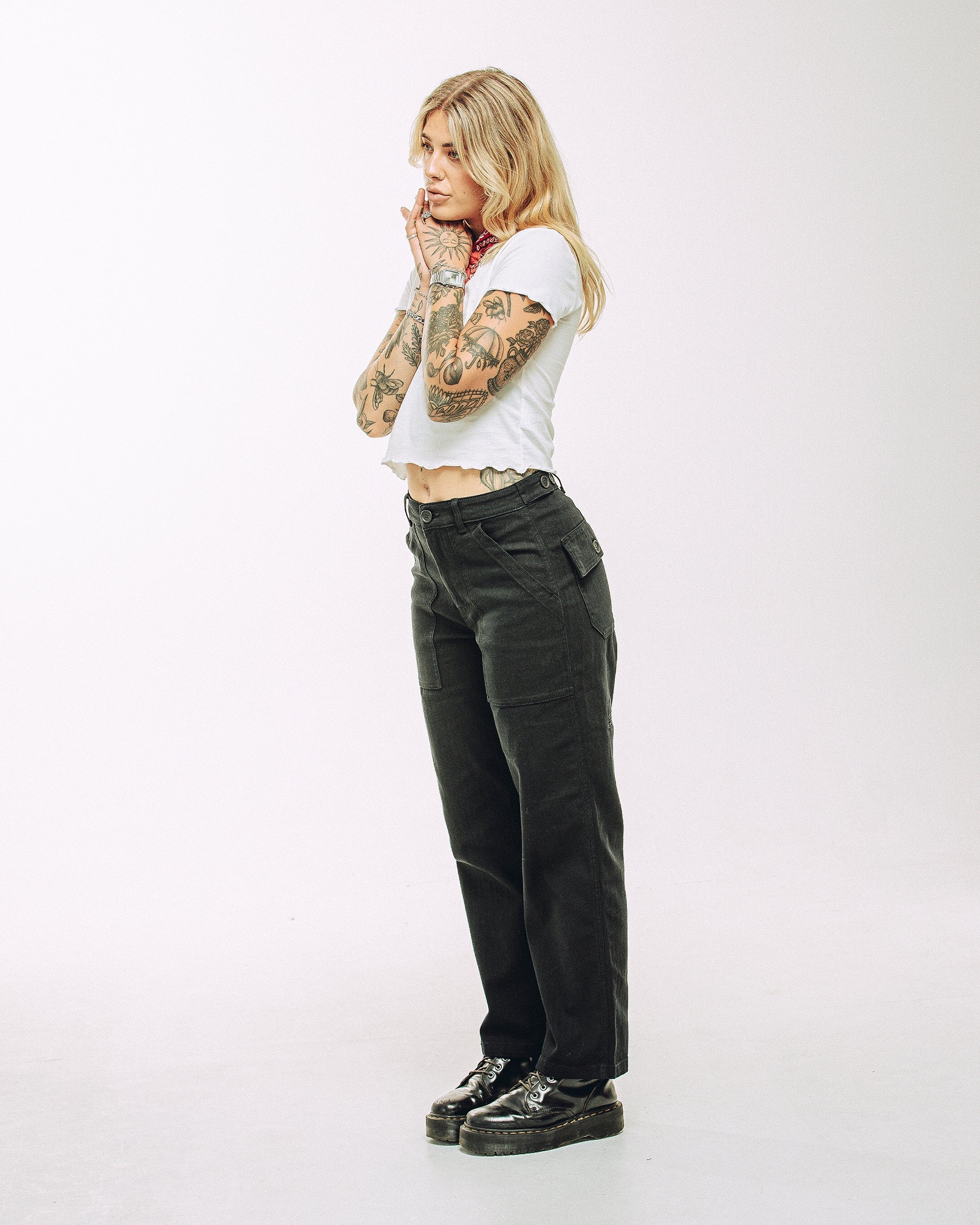 Service Fatigue Pants - Black - Image 5