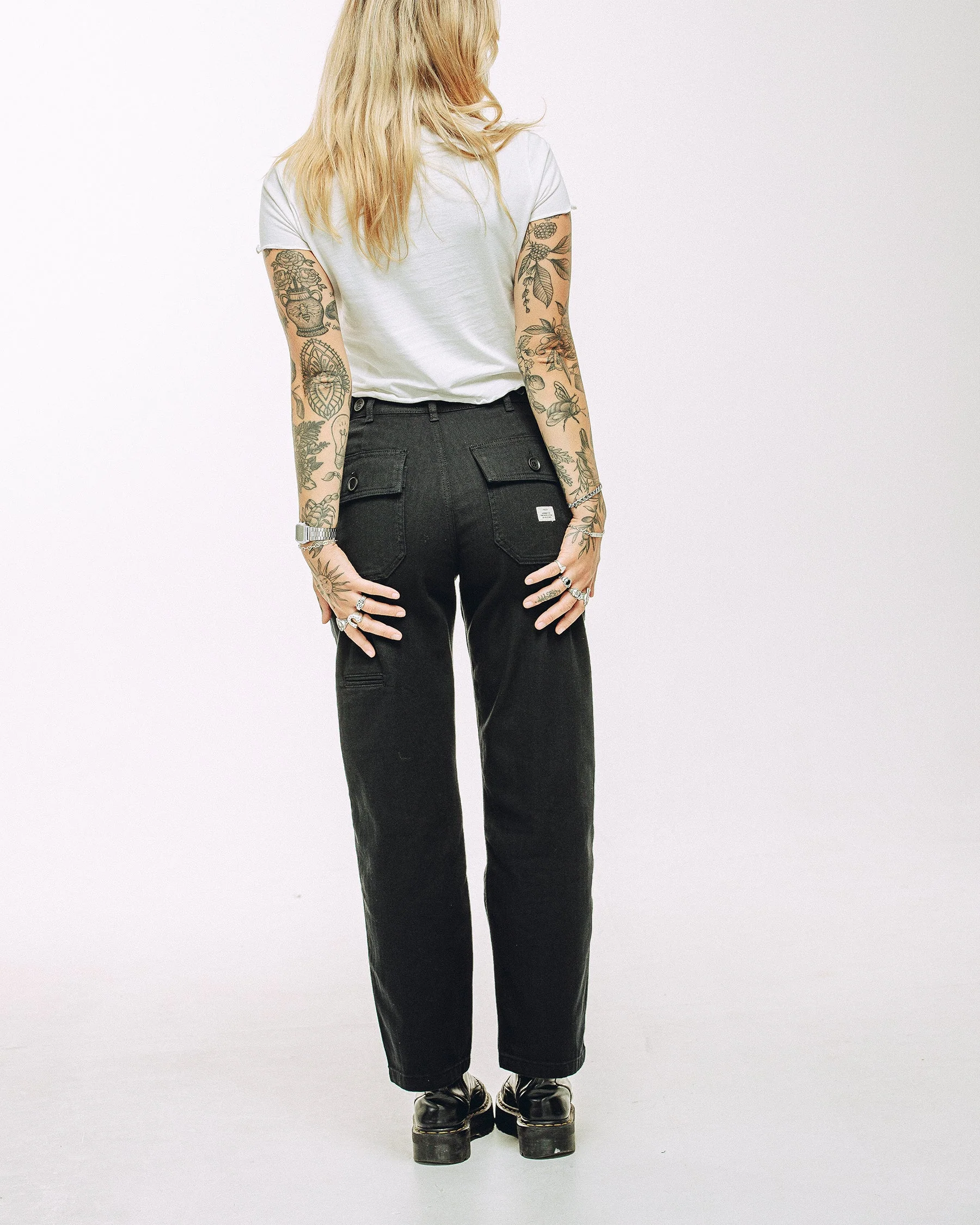 Service Fatigue Pants - Black - Image 8