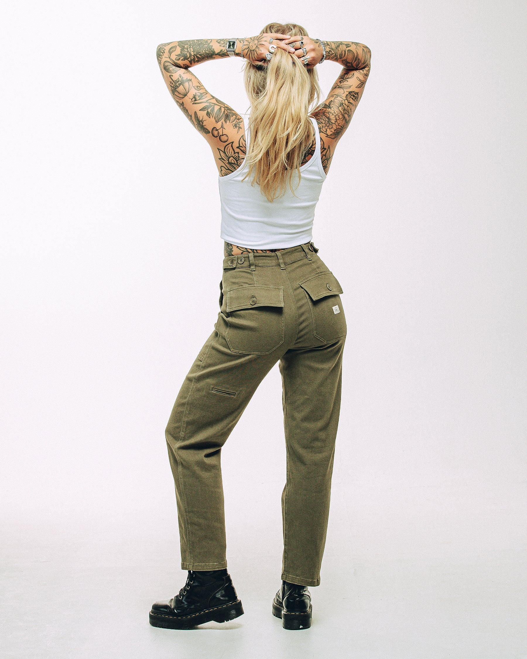 Service Fatigue Pants - Olive - Image 7