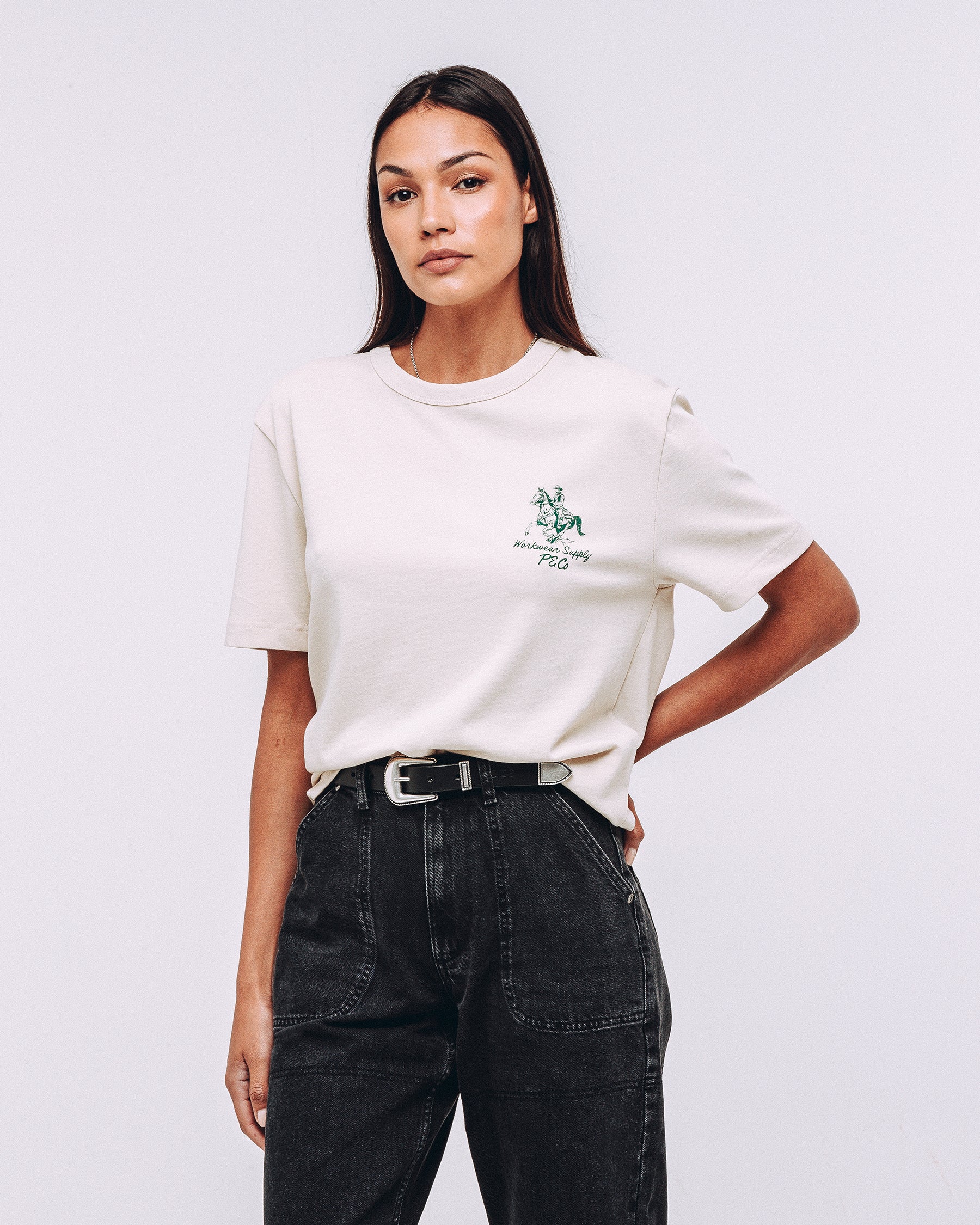 Workwear Supply T-Shirt - Bone - Image 5