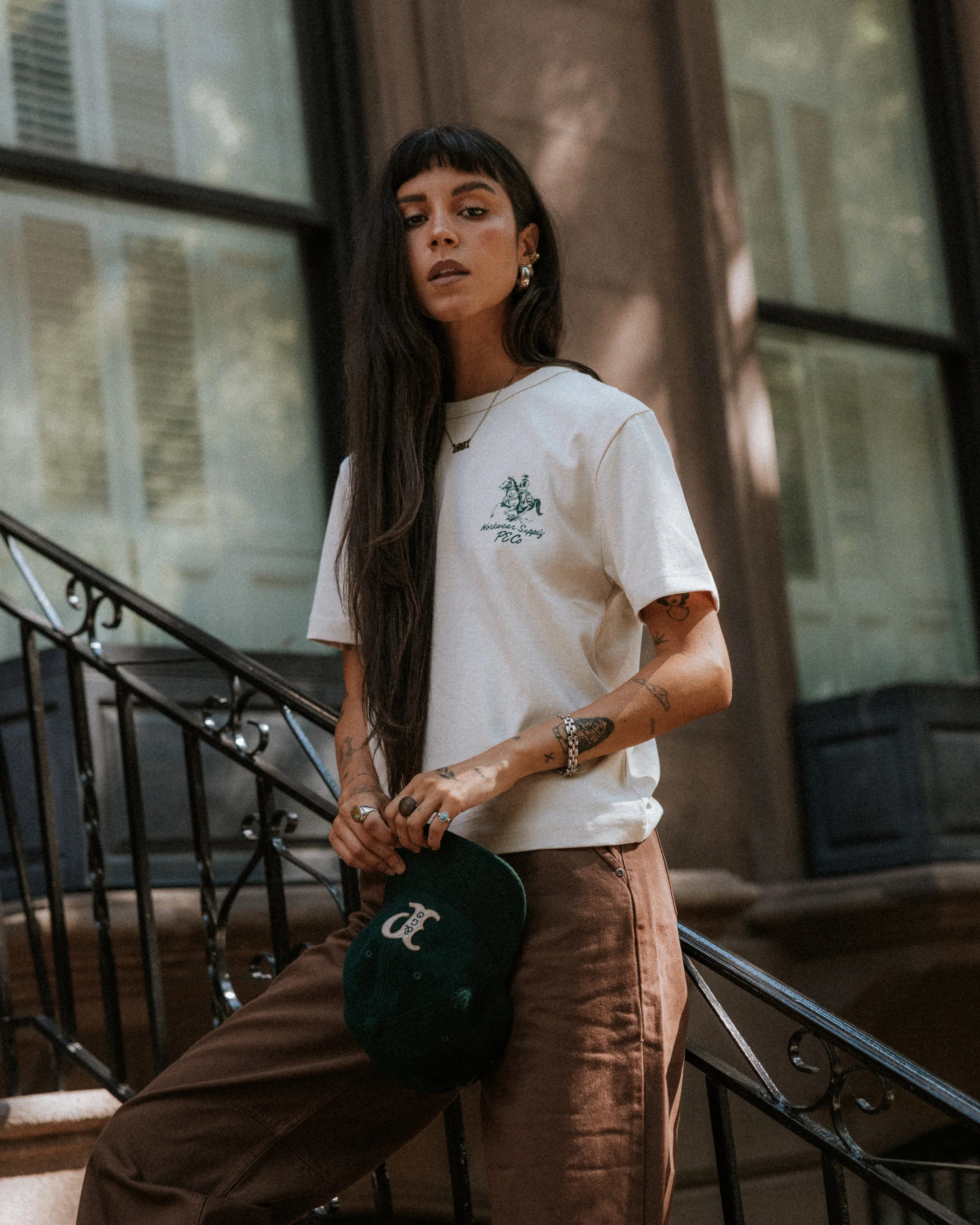 Workwear Supply T-Shirt - Bone - Image 6